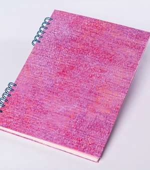 Cuaderno A4 Texturizado color rosa