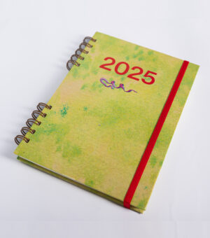Agenda Semanal A5 Texturizada color verde