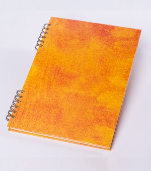Cuaderno A4 Texturizado color naranja