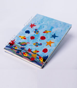 Cuaderno A5 "Peces y Mar"