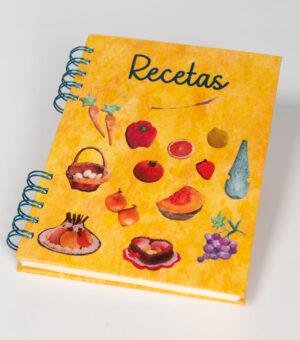 Cuaderno A5 "Mis Recetas"
